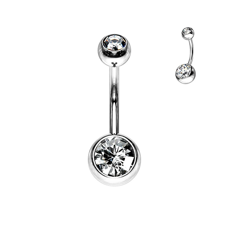 5pcs 5colors 14G 10mm Surgical - Body Jewelry Surgical Steel ulasan dan harga