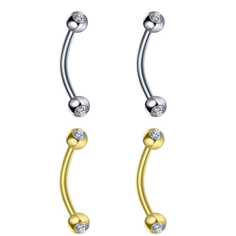 2PCS Body Jewelry 16G Daith Ea - Body Jewelry Surgical Steel ulasan dan harga