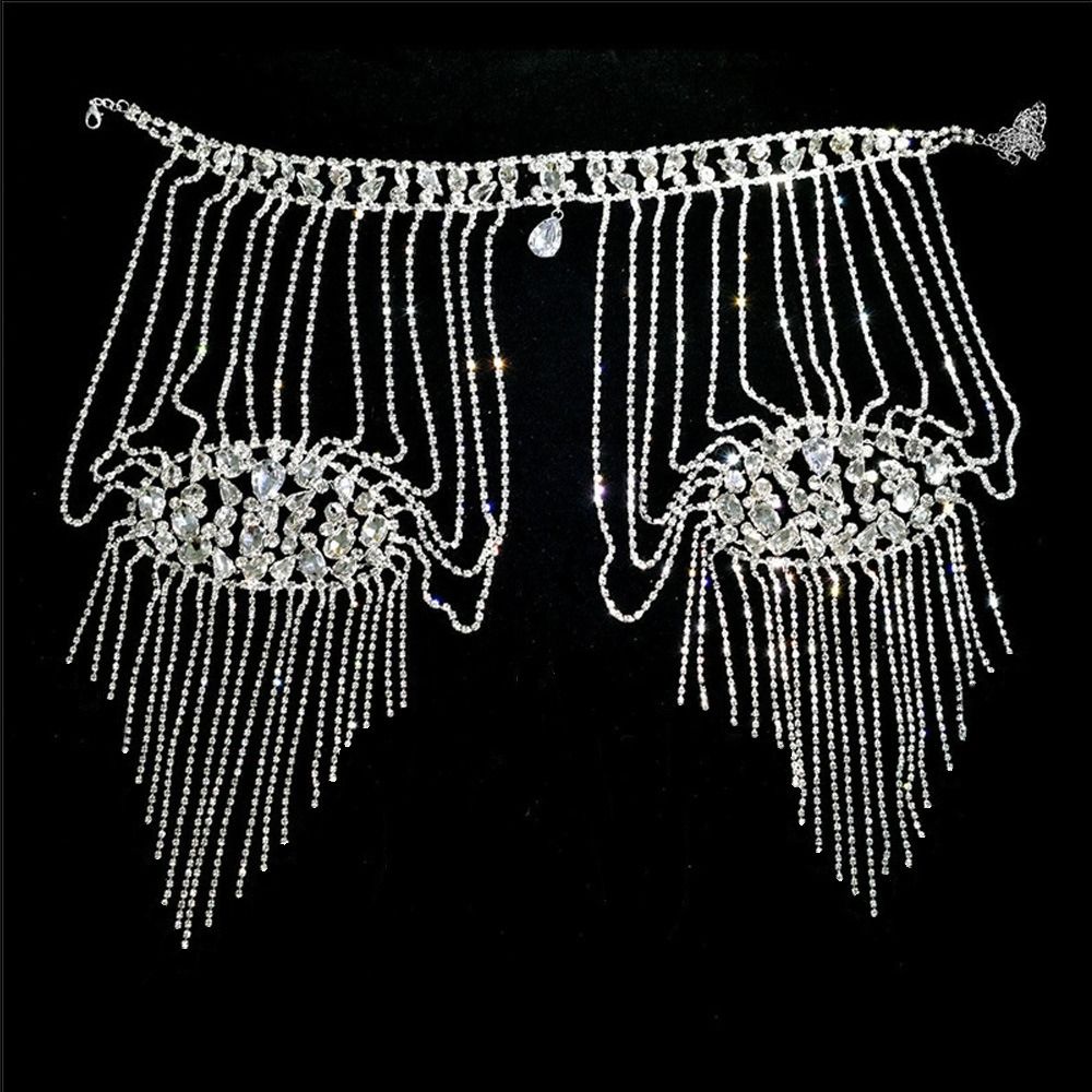 Luxurious Design Rhinestone Sh - Body Jewelry Necklace ulasan dan harga