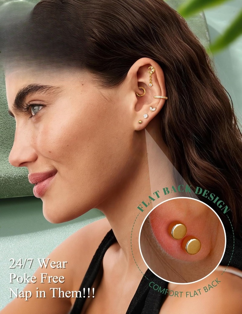 16 Gauge Cartilage Earrings fo - Body Jewelry Surgical Steel ulasan dan harga