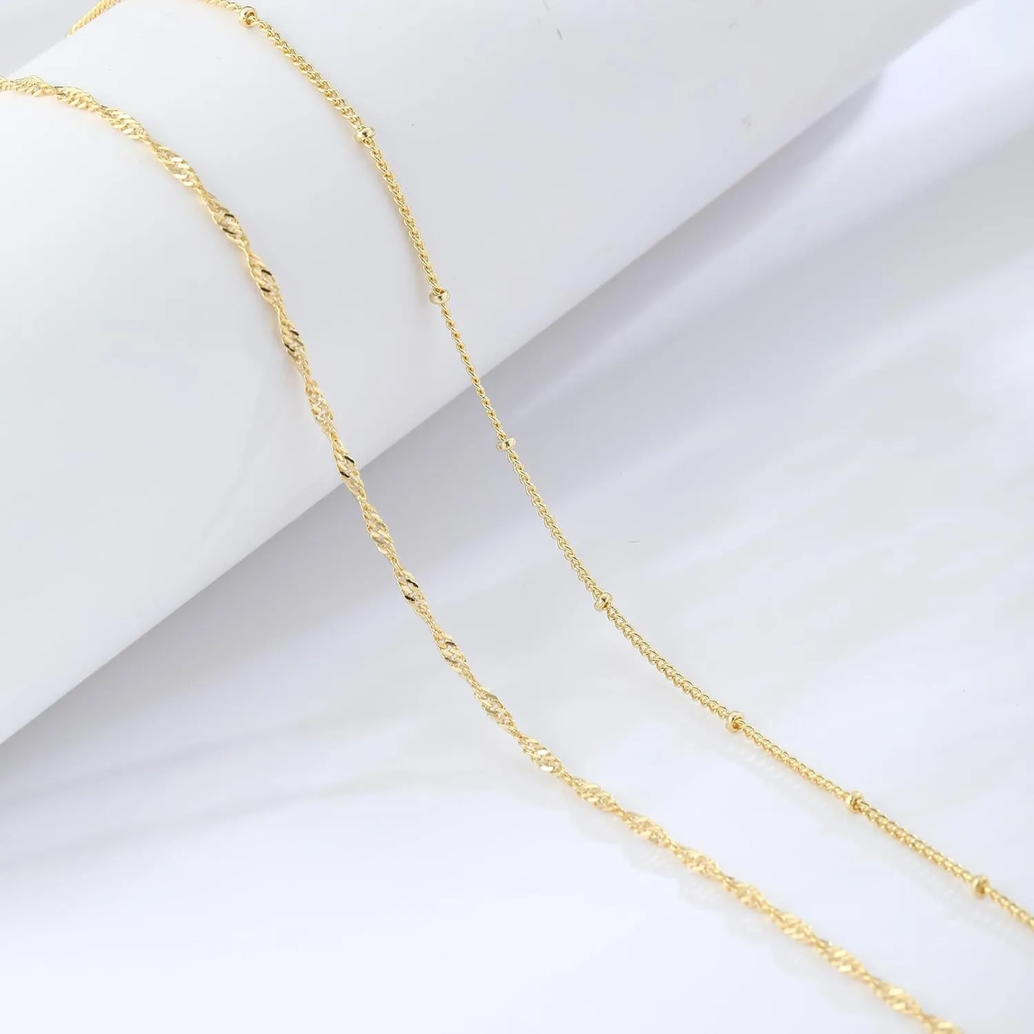 14k Gold Plated 26-33Inch Adju - Body Jewelry For You ulasan dan harga