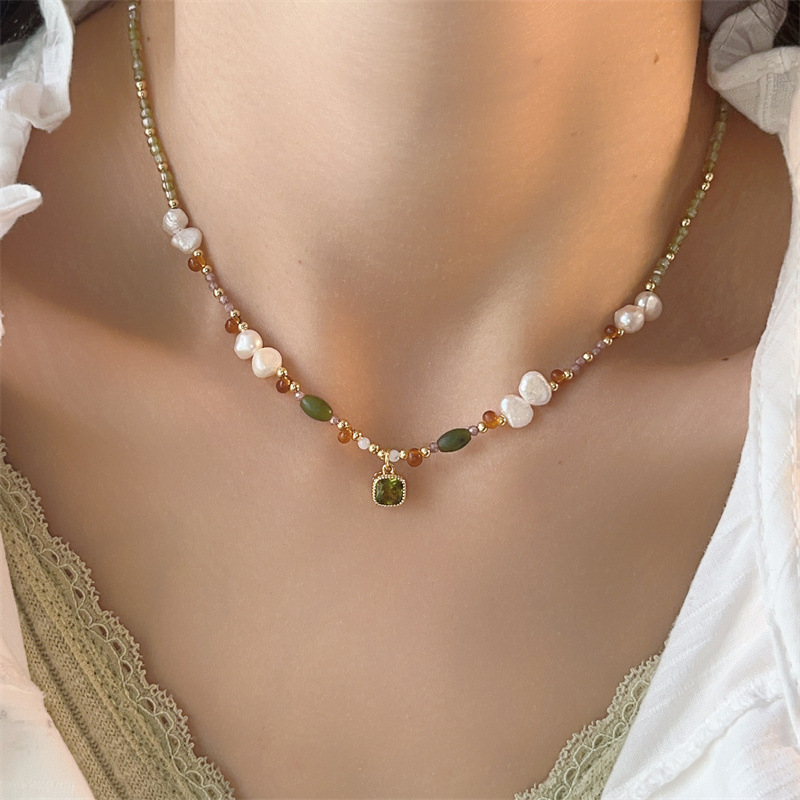 Dopamine Natural Freshwater Ba - Body Jewelry Necklace ulasan dan harga